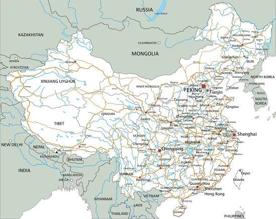 China Road Map