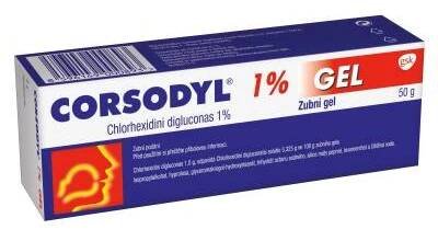 CORSODYL DNT 10MG/G DNT GEL 1X50G