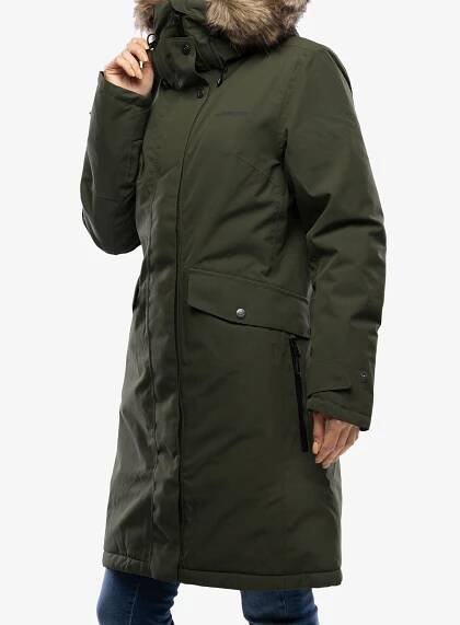 Dámský kabát Didriksons Erika Parka 3 – deep green