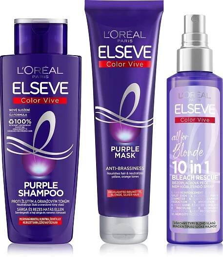L'ORÉAL PARIS Elseve Color Vive Purple Set 500 ml