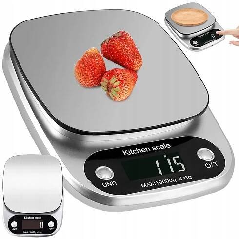 ELEKTRONICKÁ KUCHYNSKÁ VÁHA LCD DOMÁCA PRESNÁ DO 10 kg 1 g