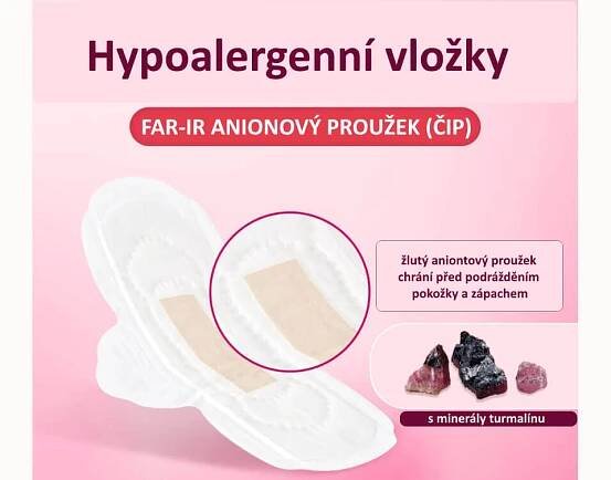 DENNÍ VLOŽKY antibakteriální s aniony GENTLE DAY, 10 ks v balení