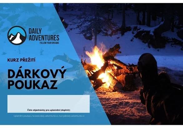 Kurz přežití za super cenu - Dárkový poukaz