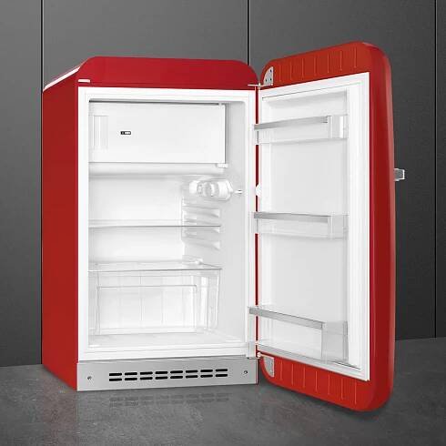 Smeg Chladnička s mrazícím boxem červená FAB10RRD5 - Elettromec 