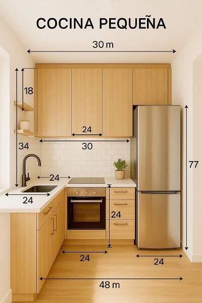 Pin de Mine Rios em cozinha em 2025 | Cozinhas modernas, Design de cozinha, Cozinha planejada apartamento pequeno