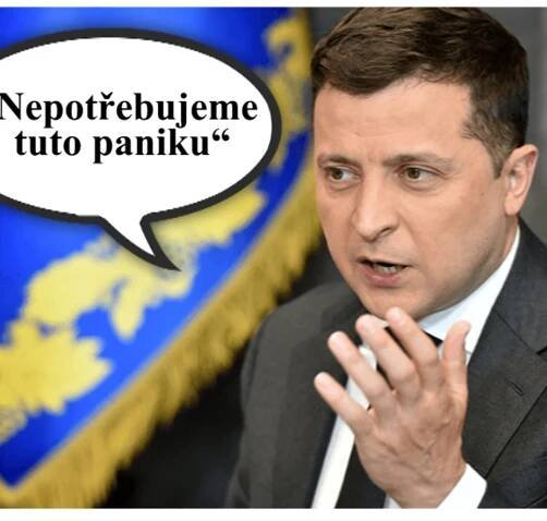 Prezident Ukrajiny Zelenský: „Nepotřebujeme tuto paniku“ – stála nás už 500 milionů dolarů