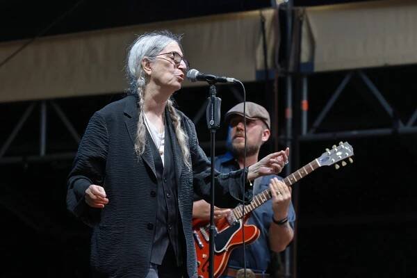 Americká hudebnice Patti Smith na svém turné, červenec 2025