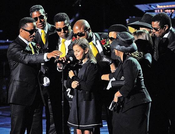 Paris spoke at her father’s memorial, saying, “Daddy has been the best father you could ever imagine.”