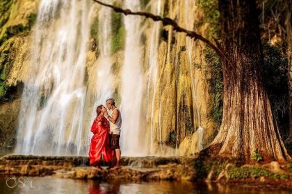 Mexico Waterfall Vow Renewal Experience - Del Sol Photography