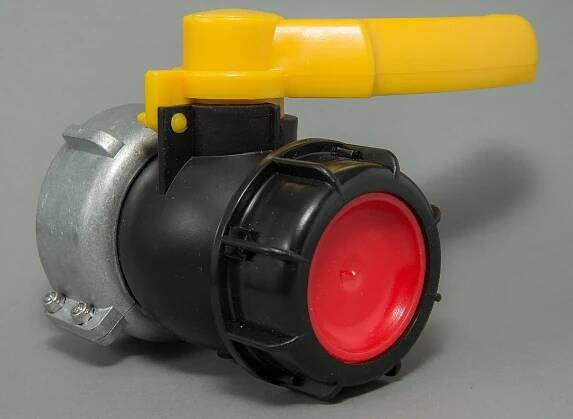 IBC kohout šroubovací 75mm / DN 50 hrubý zavit S60x6