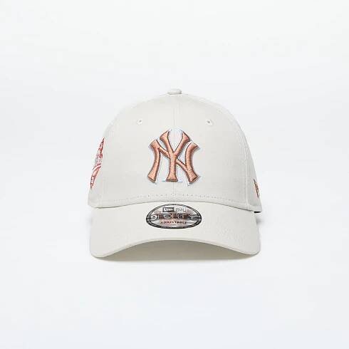 Kšiltovka New Era New York Yankees 9Forty Strapback Off White