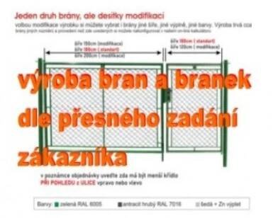 Výroba bran a branek dle přesného zadání zákazníka