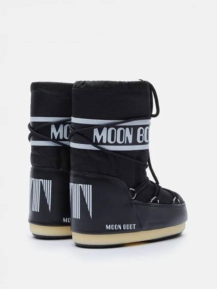 Dětské sněhule Moon Boot Icon Nylon Black | SKIMAX.CZ | E-SHOP | luxusní lyže a oblečení světových značek AK Ski, Lacroix