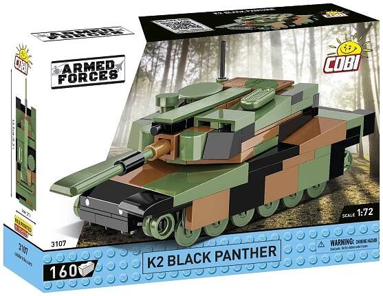 COBI 3107 Jihokorejský tank K2 BLACK PANTHER