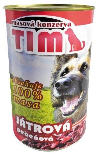 TIM 1200g s játry - celomasová konzerva