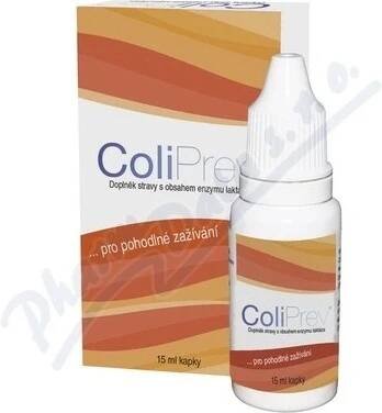 ColiPrev kapky s obsahem laktázy 15 ml