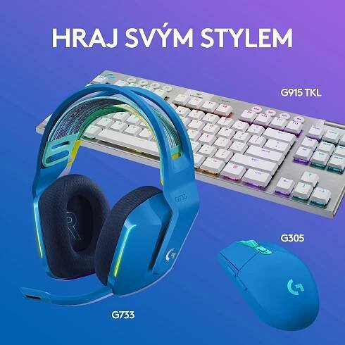 Logitech G733 LIGHTSPEED Wireless RGB Gaming Headset BLUE