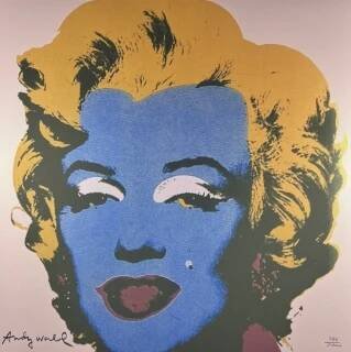 Obraz | Andy Warhol | Marilyn | modrá