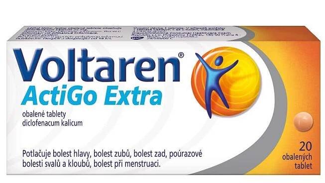 Voltaren ActiGo Extra 25mg 20 tablet