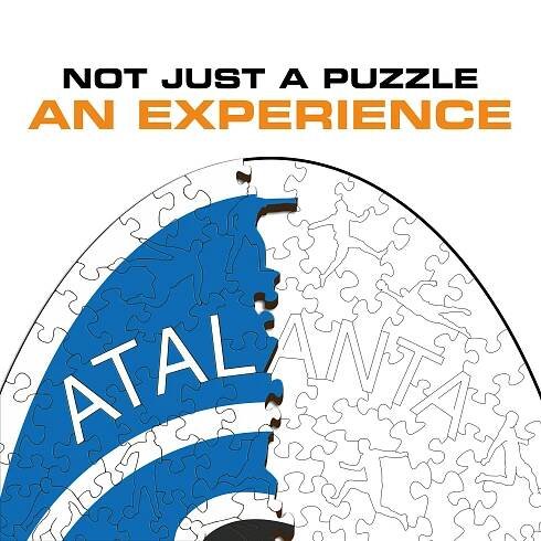 Atalanta BC® Logo - Wooden Puzzle