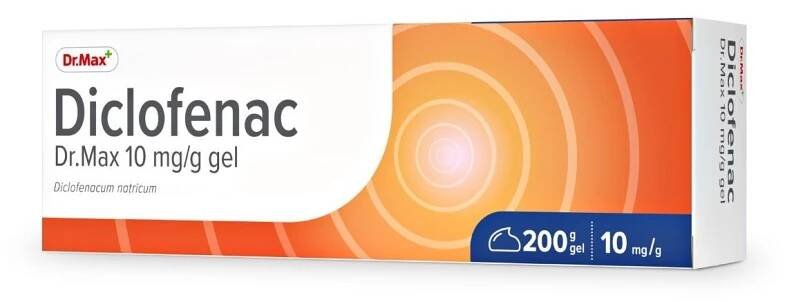 Dr. Max Diclofenac 10 mg/g gel 200 g