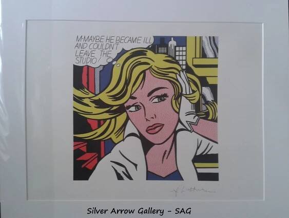 Roy Lichtenstein - M, Maybe He Became ILL