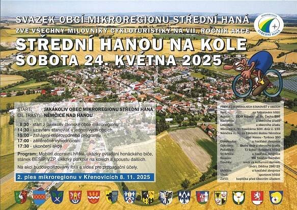 Němčice nad Hanou - Svazek obcí mikroregionu Střední Haná - Střední Hanou na kole, sběr nebezpečného odpadu, odečet plynu