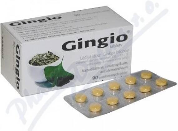 GINGIO POR 40MG TBL FLM 90