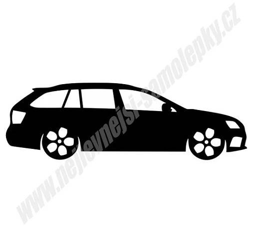 Samolepka na auto - Octavia 3 RS