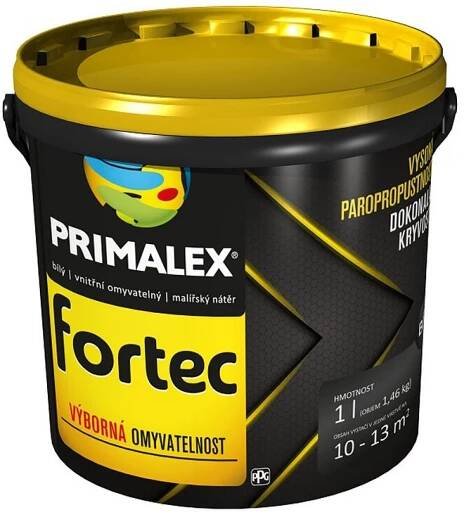 Primalex Vnitřní omyvatelný malířský nátěr Fortec bílý 1 l nakoupit u OBI