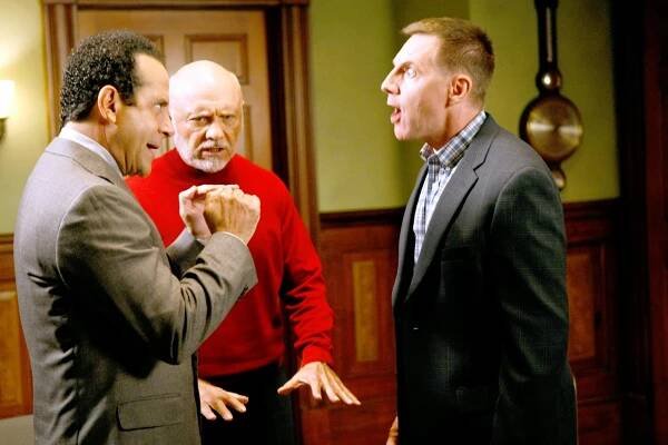 Můj přítel Monk - Pan Monk na skupinové terapii - Z filmu - Tony Shalhoub, Hector Elizondo, Tim Bagley