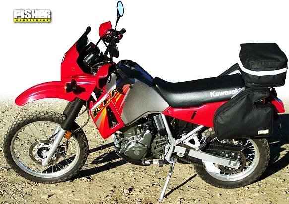 Fisher Saddlebags - Kawasaki KLR 650 Rack & Luggage