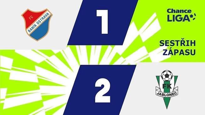 SESTŘIH: Baník - Jablonec 1:2. Severočeši potvrdili formu, komplikace pro domácí v boji o druhé místo