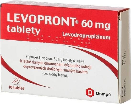 LEVOPRONT POR 60MG TBL NOB 10