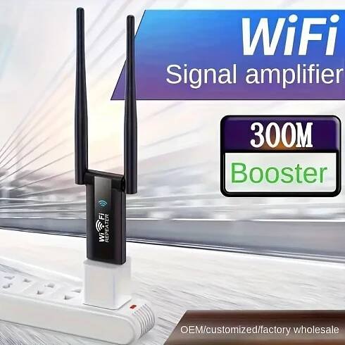 bezdrátový zesilovač signálu wi-fi, 300 mb/s, 2,4 ghz, přenosný zesilovač signálu, repeater, napájení usb, vysoce výkonný zesilovač wi-fi hotspotu pro počítače, kanceláře, použití v interiéru Podrobnosti o produktu 1