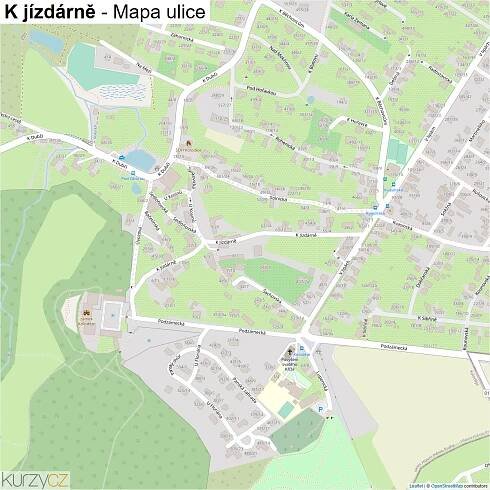 K jízdárně - mapy | Kurzy.cz