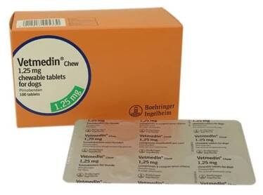 Vetmedin 1.25 mg- 10 Palatablets - Agrimed Malta