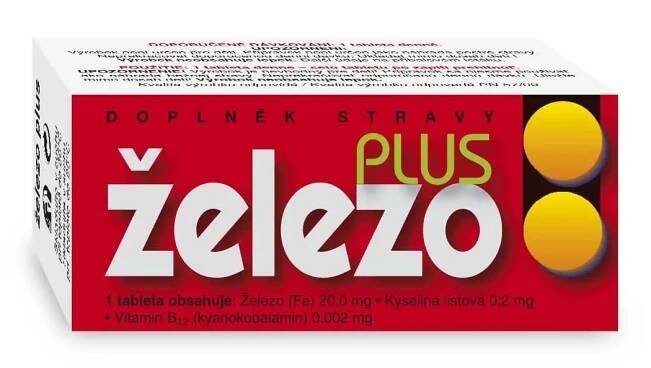 NATURVITA Železo Plus 60 tablet