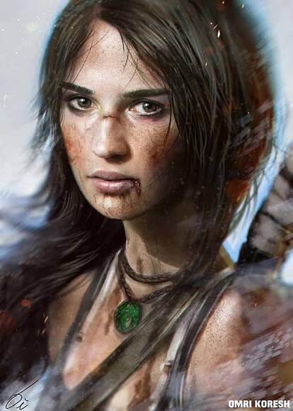 alicia vikander as lara croft, Fanart