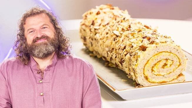Recept na ořechovou roládu od Josefa Maršálka potěší svou jednoduchostí. Zvládne ji každý