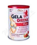 Geladrink Plus+ práškový nápoj jahoda 340g