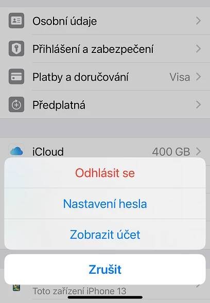 Jak se prihlasit k Apple Music pod jinym Apple ID 2