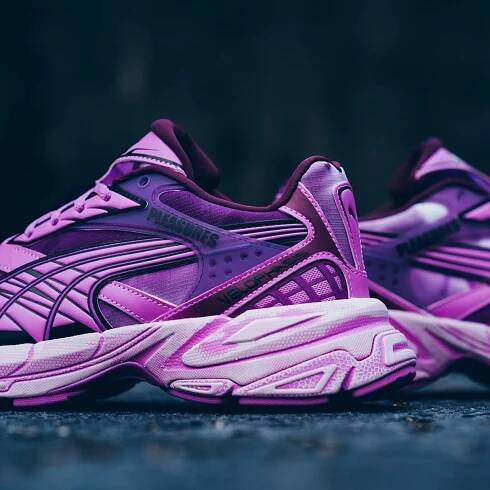 Pleasures x Puma Velophasis "Overdye" in Grape Wine & Mauve Pop 3
