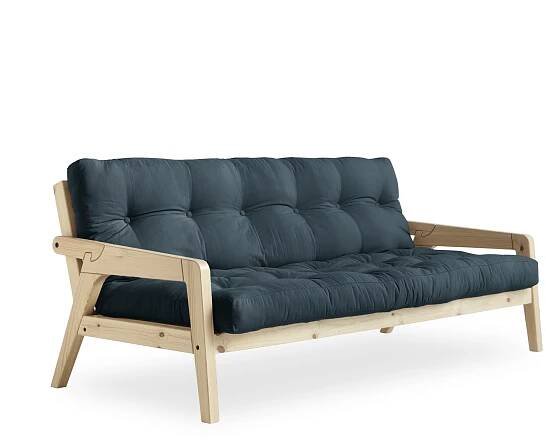 Sofa GRAB by Karup 100*200 cm natural + futon petrol blue 757 od 19 600 Kč - Heureka.cz