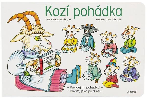 Knížka baby Kozí pohádka veršovaná ilustrace Helena Zmatlíková