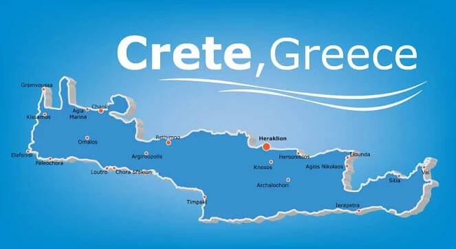 Slepá mapa Kréty