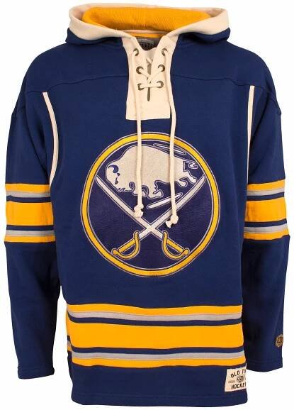 Pánská mikina s kapucí Old Time Hockey Lacer Fleece NHL Buffalo Sabres