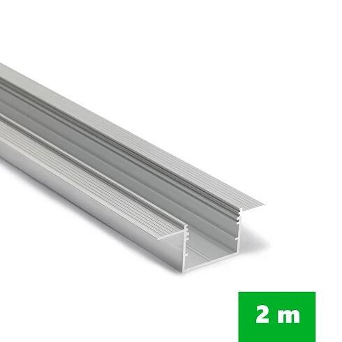 AL profil FKU78-05 pro LED, bez plexi, 2m, surový