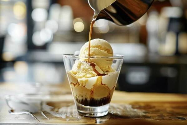 Affogato al caffè
