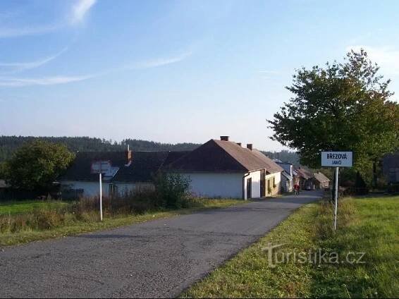 Jančí: Vjezd do obce